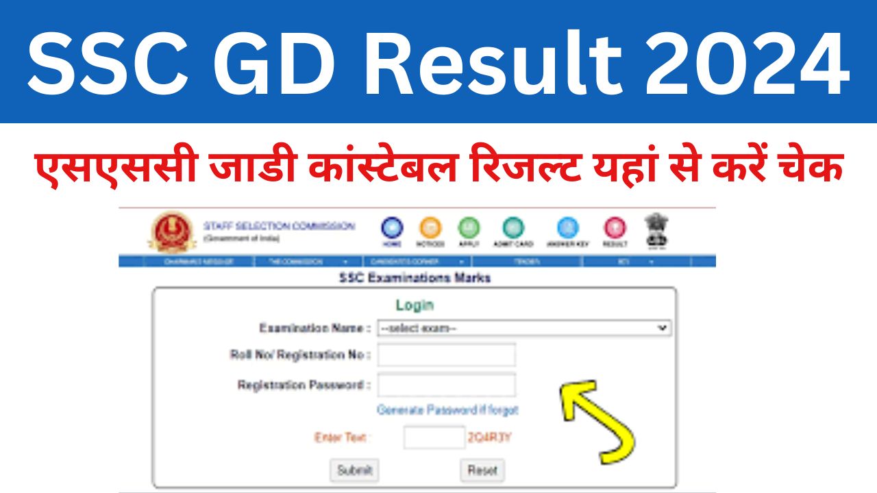 SSC GD Result Kab Aayega 2024: एसएससी जाडी कांस्टेबल रिजल्ट यहां से करें चेक